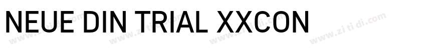 NEUE DIN TRIAL XXCON字体转换